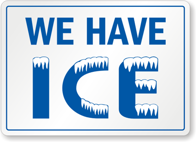 Ice Sign