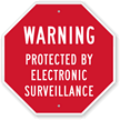 Protected By Electronic Alarm System Sign | Free Shipping, SKU: K-4701