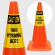 Custom OSHA Caution Cone Collar